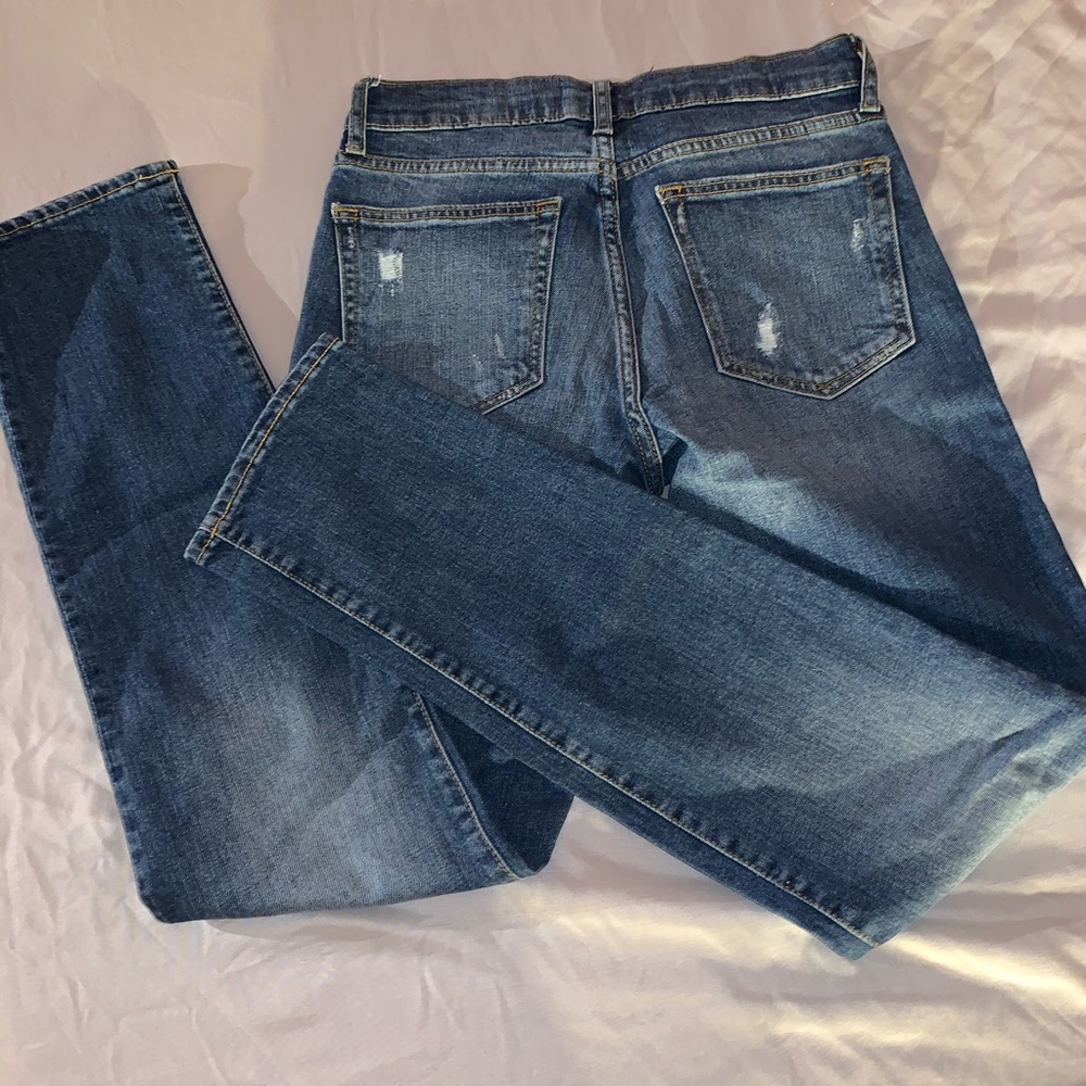 Gap Mid Rise Real Straight Jeans